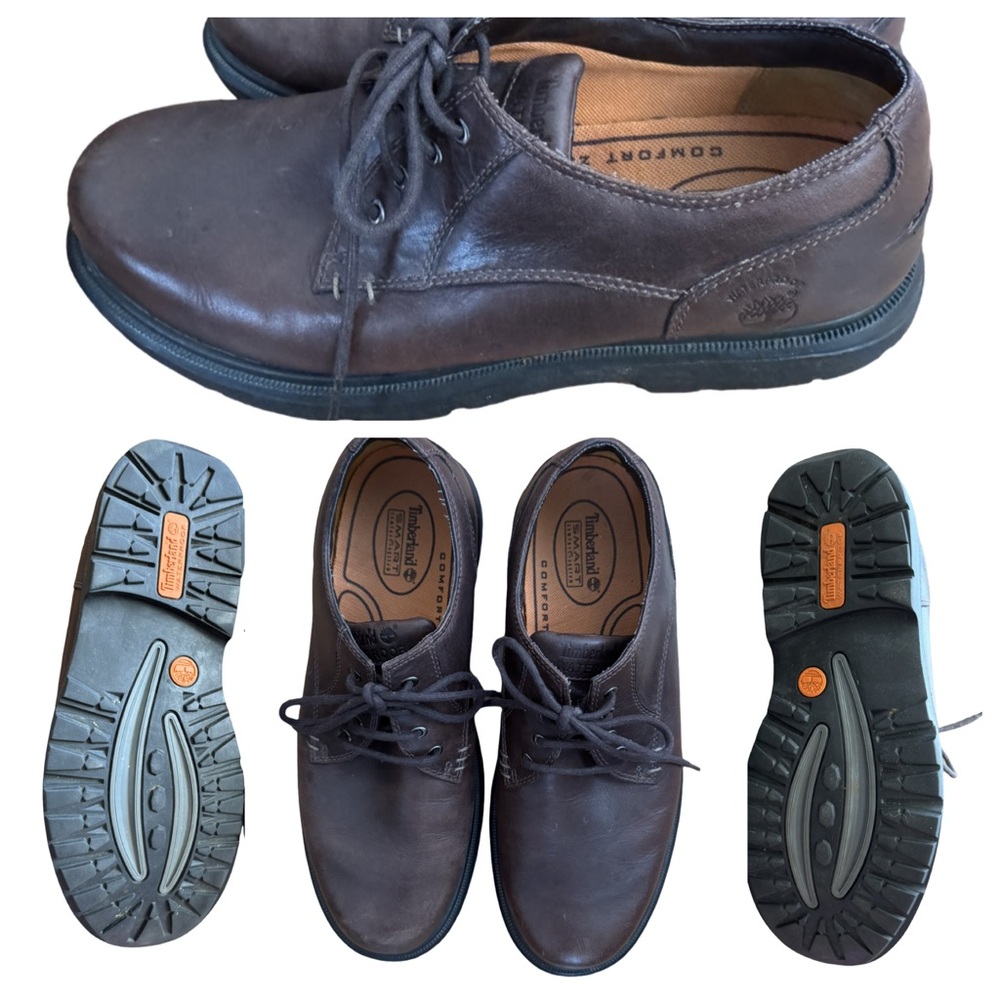 New Timberland Montgomery Bay 61019 Brown Waterproof Oxford Shoes